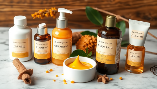 Routine curcuma sur-mesure pour peau noire et sensible : intégrer gel nettoyant, masque et sérum pour atténuer taches brunes, acné et rougeurs