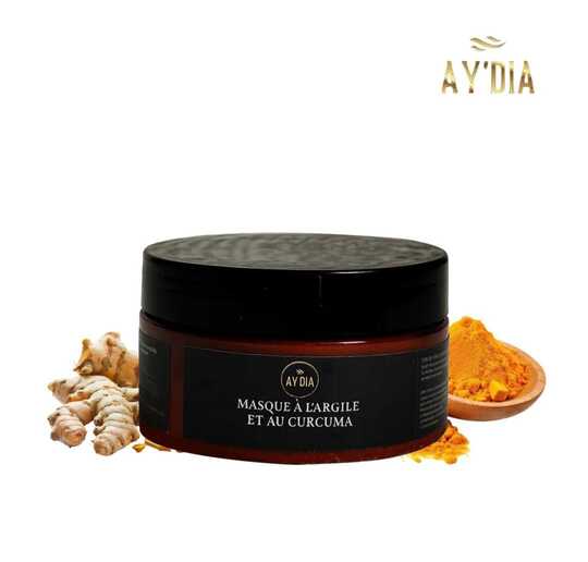 Masque Détox au Curcuma & Argile - Anti-Taches et Cicatrices AY’DIA®