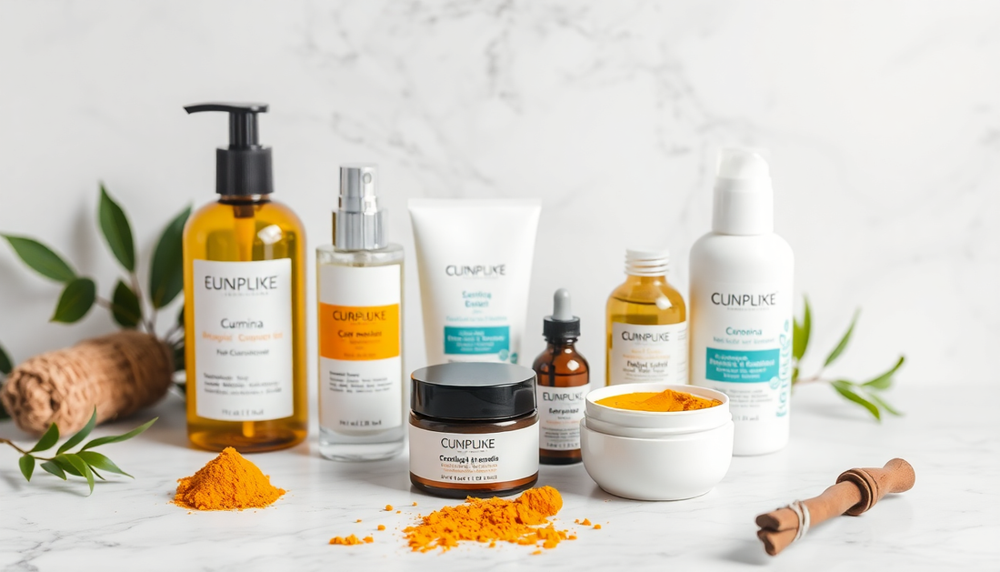 Comparatif Curcuma : quel gel nettoyant, masque ou sérum choisir pour atténuer taches brunes, acné et rougeurs selon votre type de peau