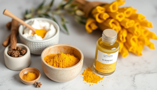 Routine chronobiologique au curcuma pour peau noire et sensible : quand appliquer gels, masques et sérums pour réduire taches, acné et rougeurs