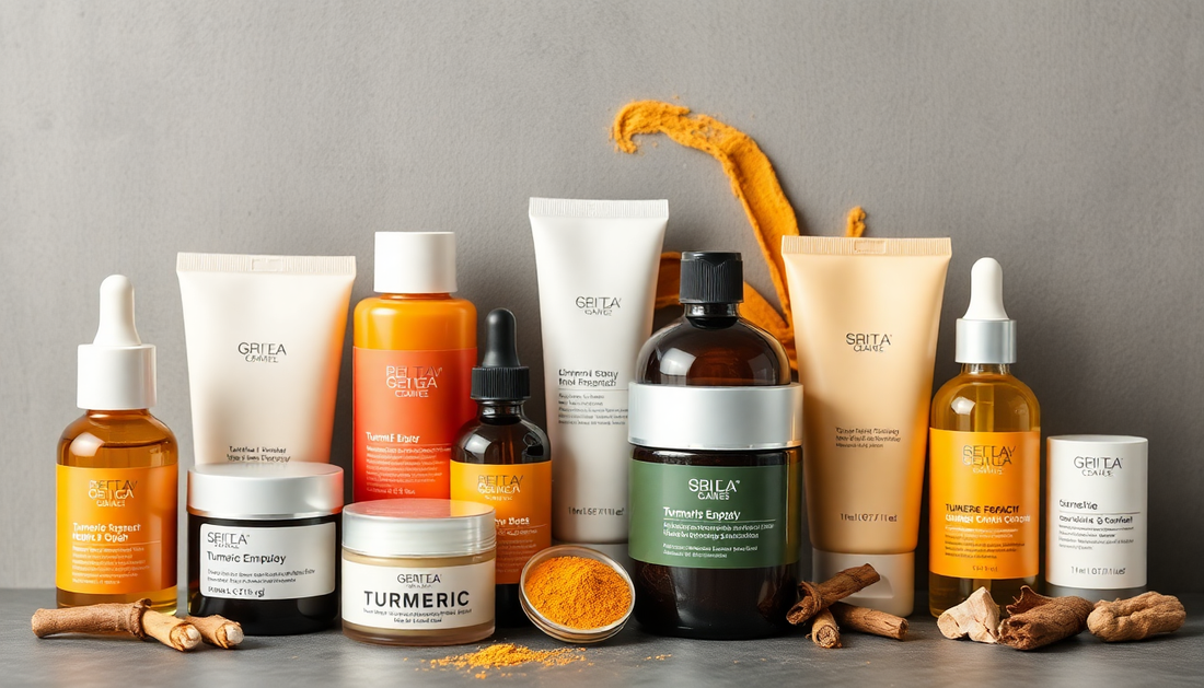 Curcuma ciblé pour peau noire et sensible — quels gels, masques et sérums associer contre taches brunes, acné et rougeurs ?
