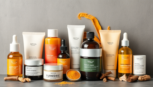 Curcuma ciblé pour peau noire et sensible — quels gels, masques et sérums associer contre taches brunes, acné et rougeurs ?