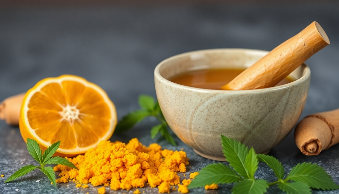 Curcuma pour peau noire et sensible : routine à 3 niveaux (douce, active, ciblée) pour gels, masques et sérums contre taches, acné et rougeurs