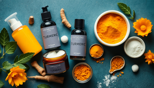 Curcuma et barrière cutanée sur peau noire sensible : quelles formules (gels, masques, sérums) pour réduire taches, acné et rougeurs en douceur