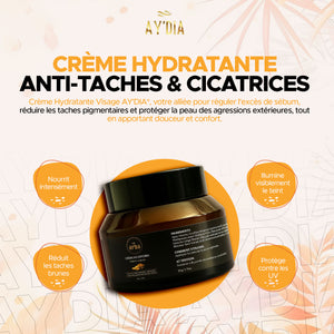Crème Hydratante Unifiante - Anti-Cicatrices & Sébum AY'DIA®